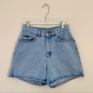 LEE Light Wash Denim Mom Shorts